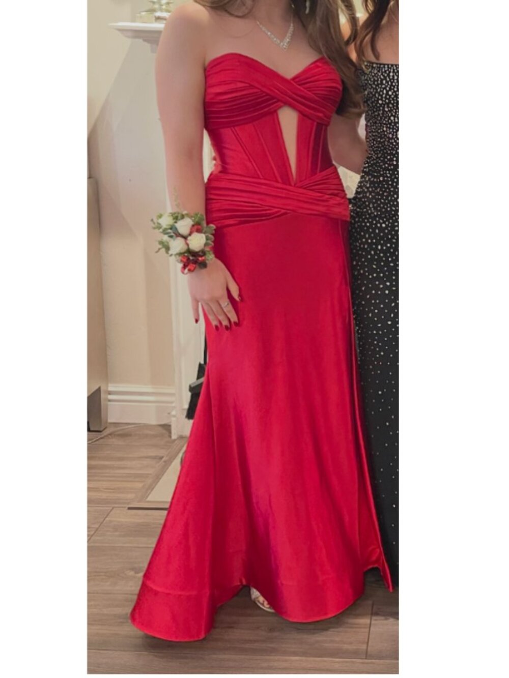 Sherri Hill Red Gown - Size 2